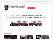 Tablet Screenshot of mcfarlanes.co.nz